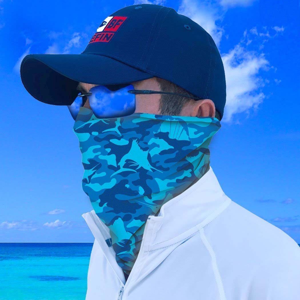 Bluefin Seamless UV Protective Face Shield & Neck Gaiter