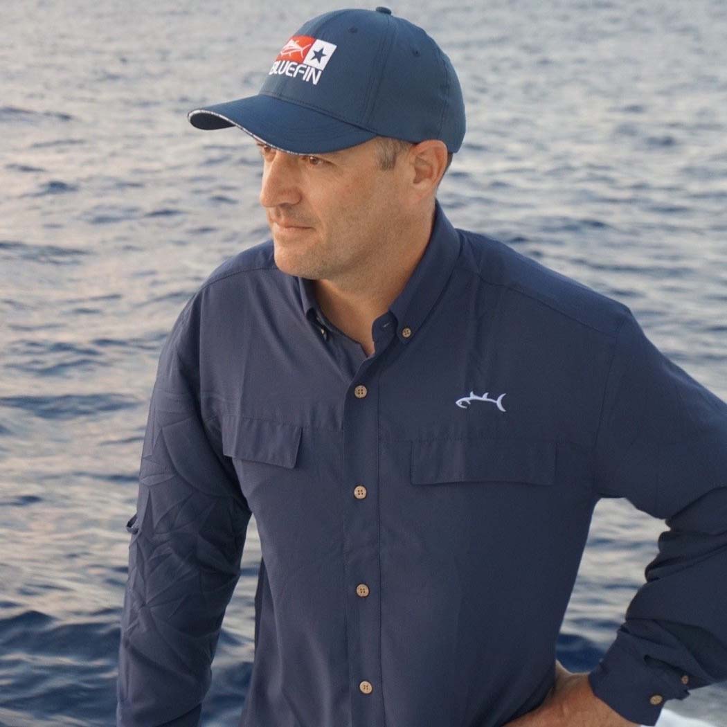 Bluefin Long Sleeve UV Protective Performance Sport Fishing Shirt