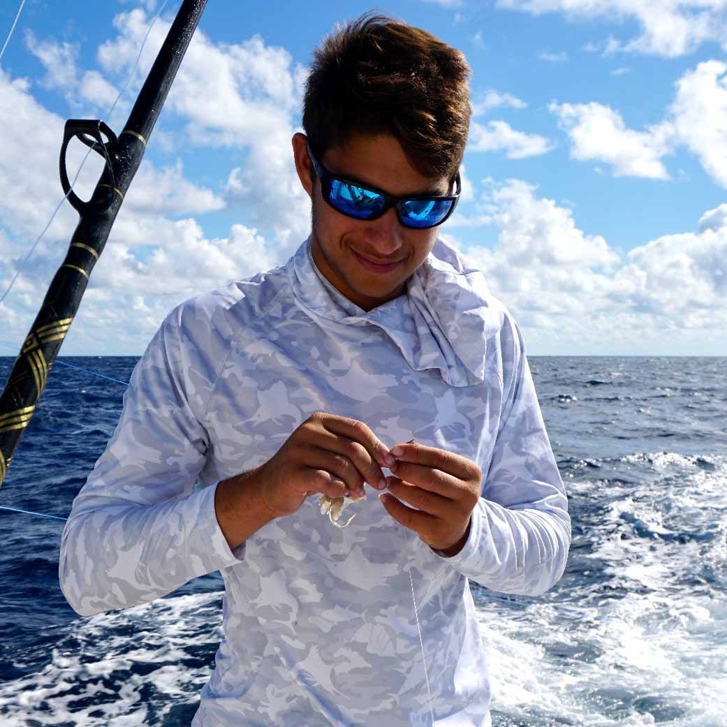 Bluefin Superleggera Camo Solar UV Protective Fishing Hoodie