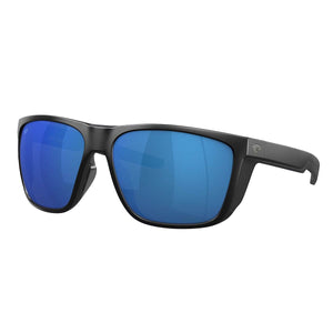 Costa Ferg XL Sunglasses - Frame Matte Black - Lens Blue Mirror 580 Polycarbonate