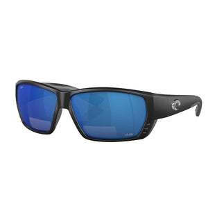 Costa Tuna Alley Reader Polarised Sunglasses - Matte Black Frame/Blue Mirror 580P C-Mate +1.5
