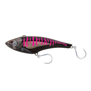 Nomad MadMacs High Speed Sinking Lure - 130mm 95g Black Pink Mackerel
