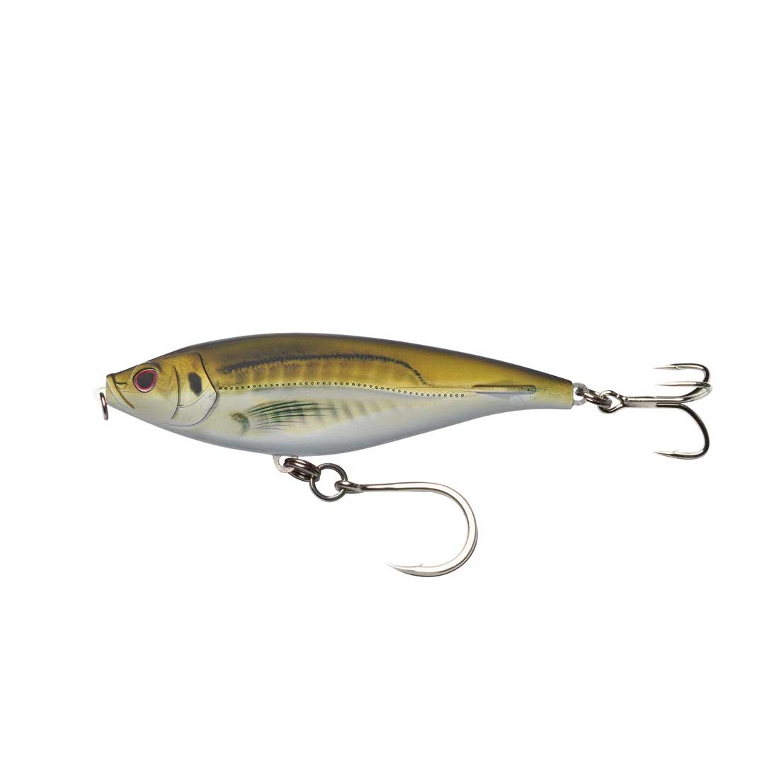 Nomad Madscad Stickbait Lure - 190mm 220g Auto Tune Squall Runner Olive Back Shad