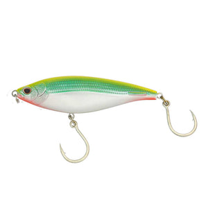Nomad Madscad Stickbait Lure - 90mm 22g Auto Tune Slow Sink Chartreuse Chrome Orange