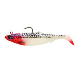 Savage 4D Herring Big Shad Lure - 22cm 200g / Red Head Mackerel
