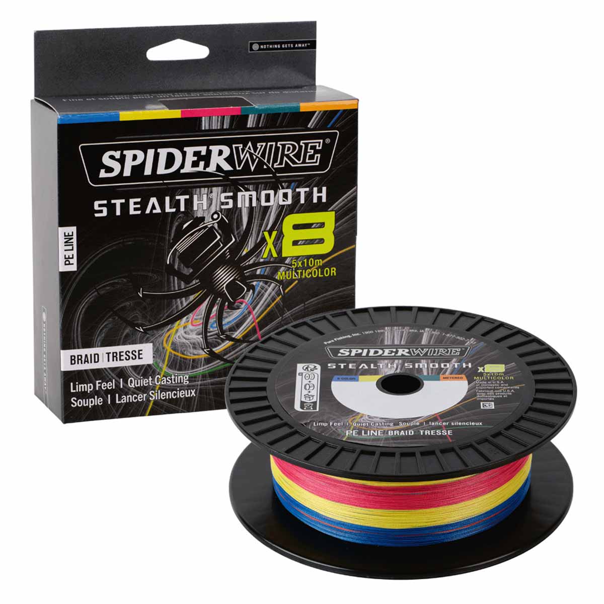 Spiderwire Stealth Smooth 8 Multicolour Braided Line