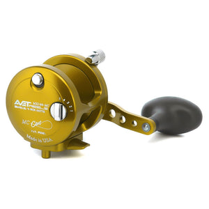 Avet G2 MXJ 6/4 Two Speed Magic Cast Fishing Reel - No Glide Plate - Gold Right Hand