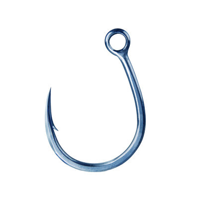 Owner 13200 Single Angular Hyper Hooks, Size 7.5, Power Type, 120-Piece Pack For Bass Fishing