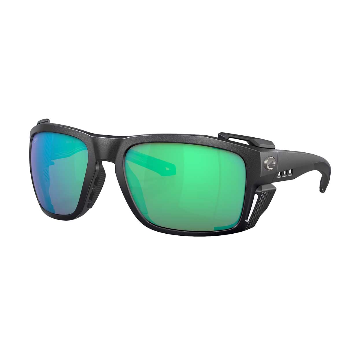 Costa King Tide 8 Sunglasses - Frame - Black Pearl/Lens Green Mirror 580 Glass