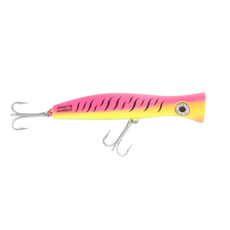 Halco Roosta Popper 195 Haymaker Surface Lure - Pink Fluoro