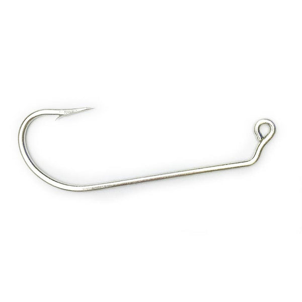 Mustad 34184 Classic O Shaughnessy 60 Degree Bend Extra Long Shank Forged Duratin Jig Hook 100 Pack