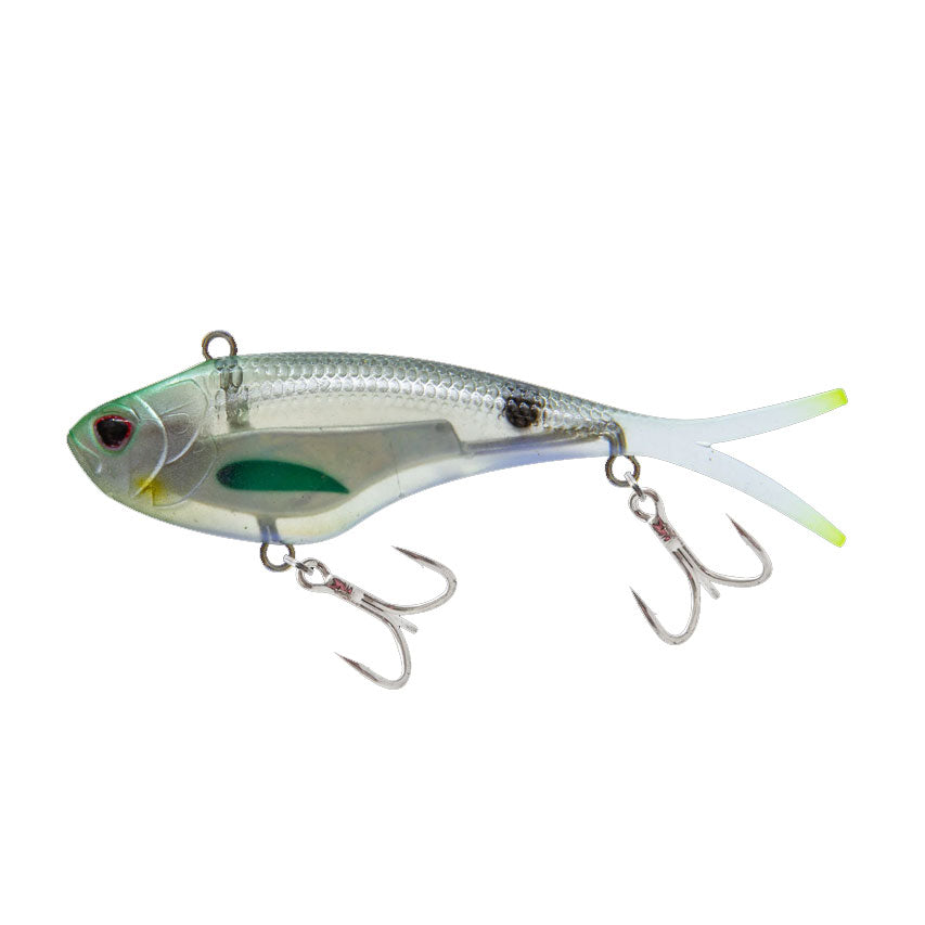 Nomad Vertrex Swim Vibe Lures - Swim 95mm 23g Holo Ghost Shad