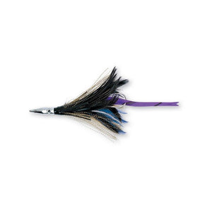 Williamson Diamond Jet Feather Trolling Lure - Purple/Black