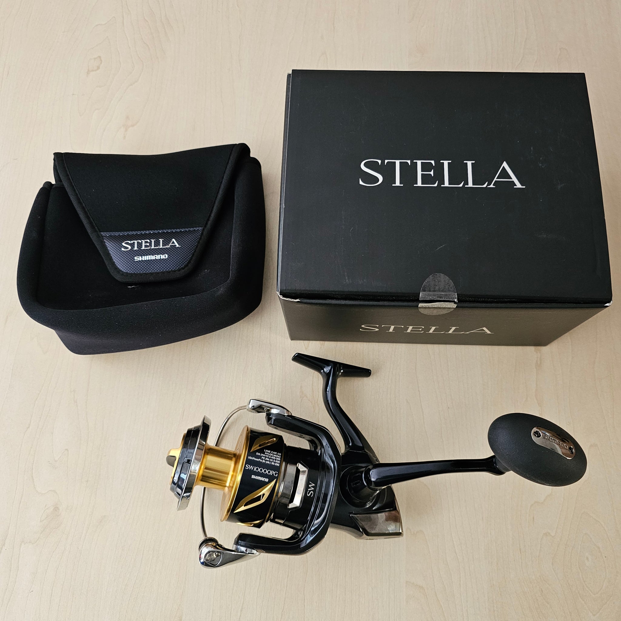 reel shimano stella 10000 GOOD CONDITION Freshwater Fishing Japan This significantly improves performance and durability by transferring heat away from the spool Unboxing our new Shimano Stella
