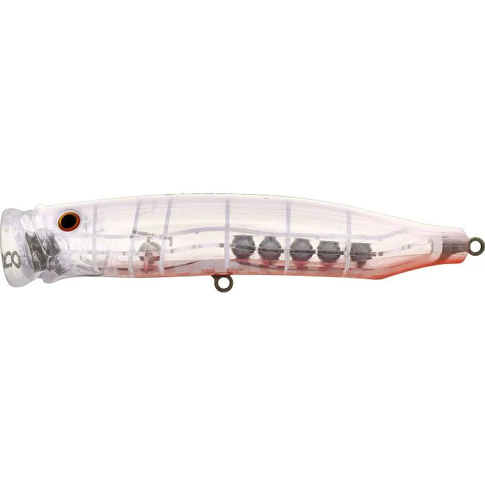 Tackle House Feed Popper - 175mm 74g 4 Clear HG Pearl