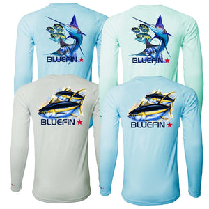 Bluefin Second Skin Long Sleeve Top Solar UV Protective Fishing Tee