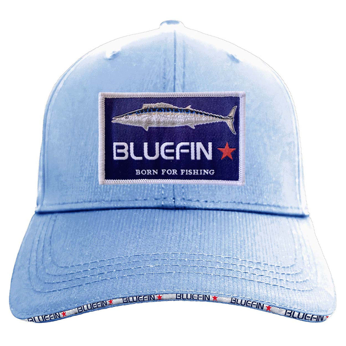 Bluefin Patch Fishing Cap / Hat - Bluefin Cap Slate Blue Wahoo Patch
