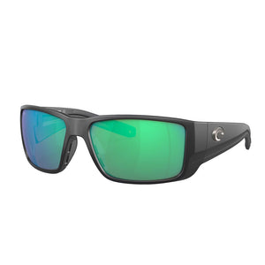 Costa Blackfin Pro Sunglasses - Frame Matte Black - Lens Green Mirror 580 Glass