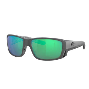 Costa Tuna Alley Pro Sunglasses - Frame Gray - Lens Green Mirror 580 Glass