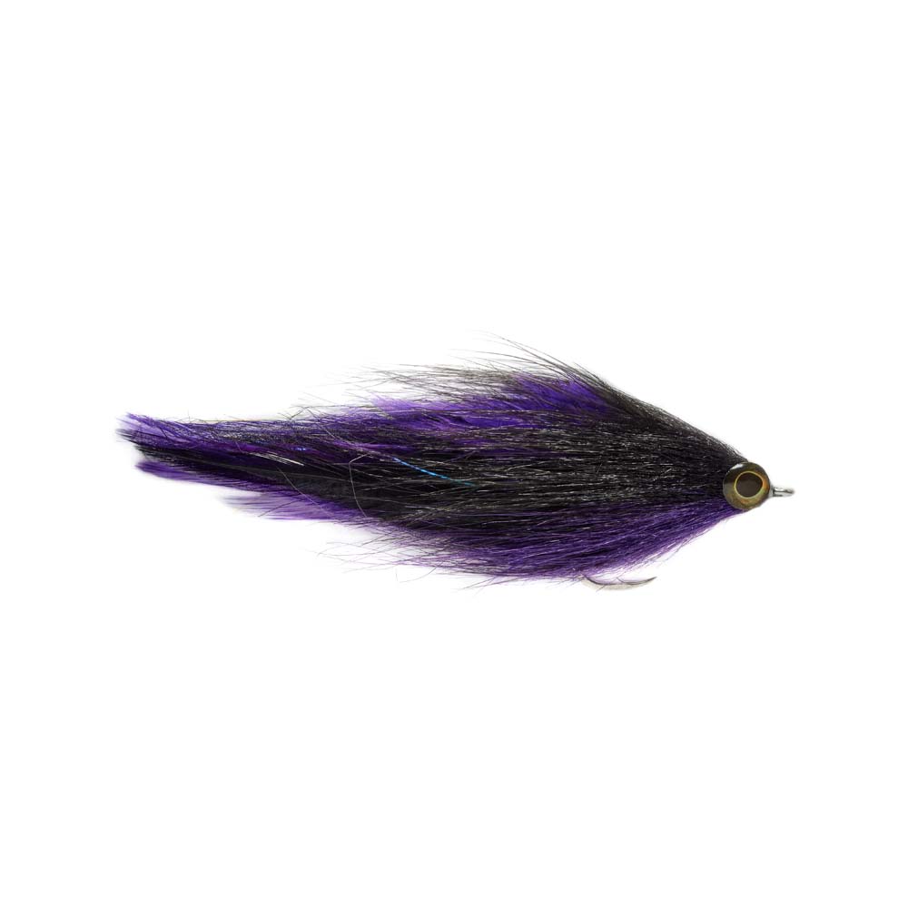 Fulling Mill T2 Brushy Fly - 4/0 Black and Purple