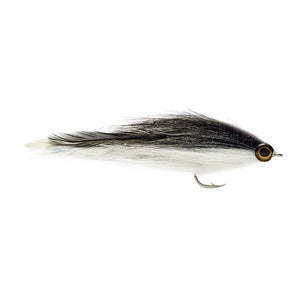 Fulling Mill T2 Brushy Fly - 4/0 Black and White