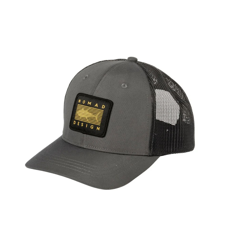 Nomad Design Trucker Caps - Charcoal / Black Mesh Tuna Mirage