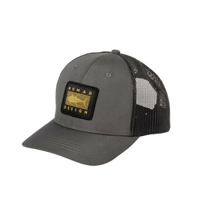 Nomad Design Trucker Caps - Charcoal / Black Mesh Tuna Mirage