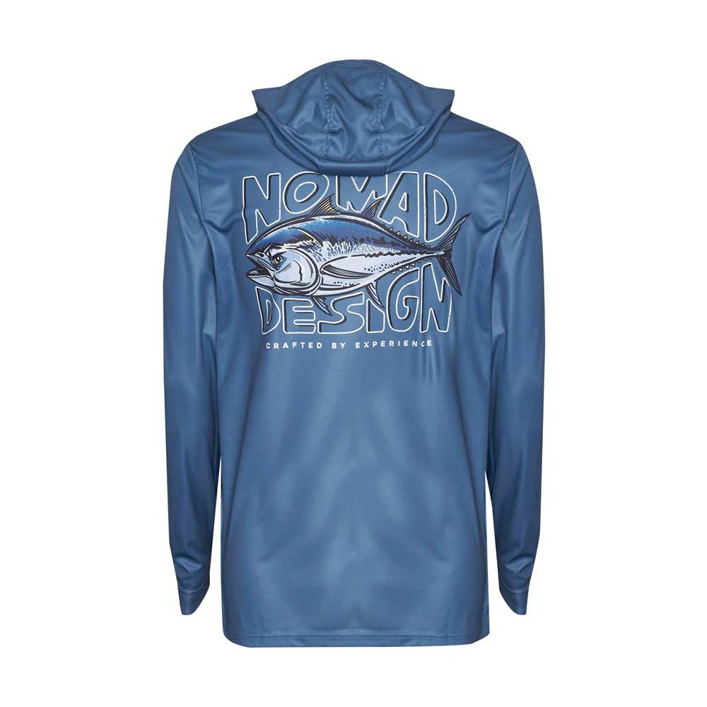 Nomad Hooded Tech UV Protective Fishing Shirt - XXX-Large Tuna Hook-Up