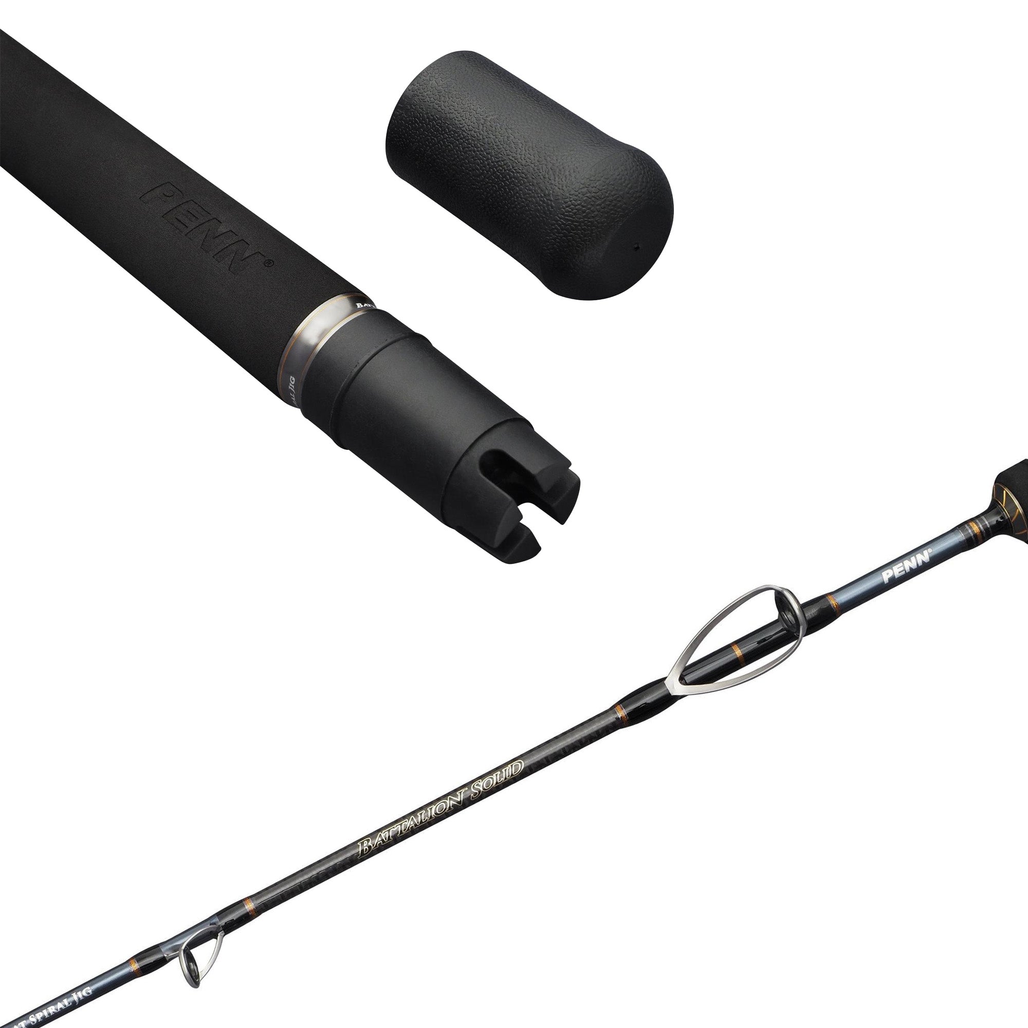 penn fishing rod guides Penn Battalion Solid Jigging Spiral Guide Rod
