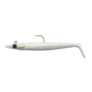Savage Gear Sandeel V2 Lure - 12cm 22g S White Pearl Silver 2+1