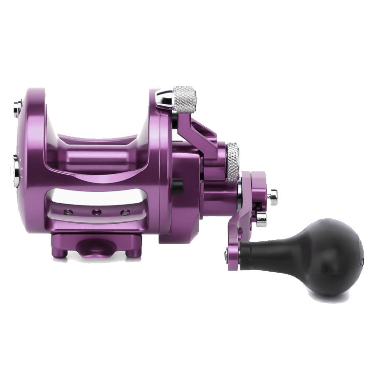 Avet G2 MXL 6/4 Two Speed Magic Cast Fishing Reel - No Glide Plate - Purple Right Hand