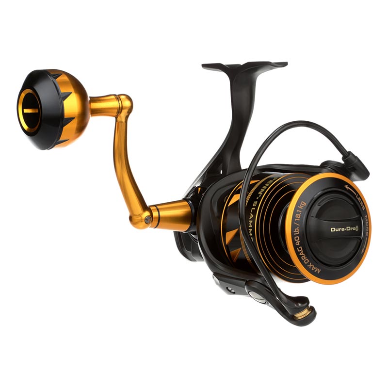 新到着 IV PENN Slammer IV Spinning Reel Black – Gold Reels 11 PENN oz Centre 釣り