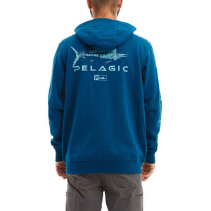 Pelagic Northlake Gyotaku Zip Fleece Hoodie