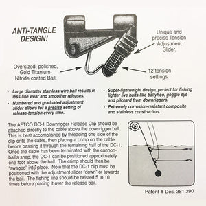 AFTCO Goldfinger Downrigger Release Clip