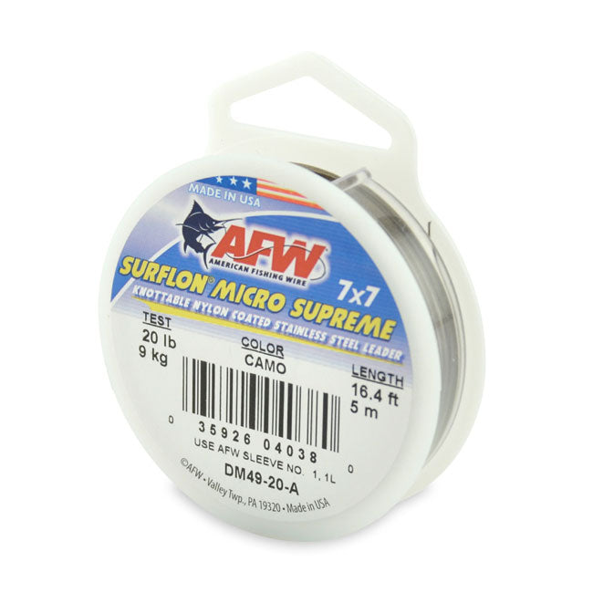 AFW 7x7 Nylon Coated Surflon Micro Supreme Knottable Wire