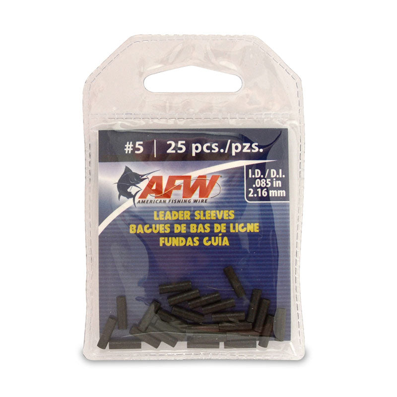 American Fishing Wire Single Barrel Leader Sleeves Unisex 2.08mm