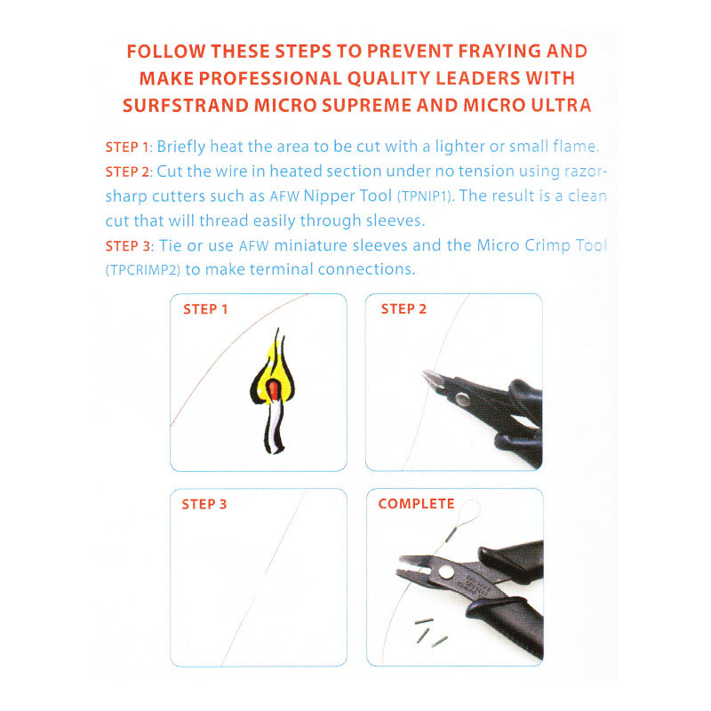 AFW Surfstrand Micro Supreme 7x7 Wire Leader