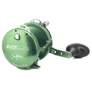 Avet HX 5/2 Two-Speed Fishing Reel - Green Right Hand