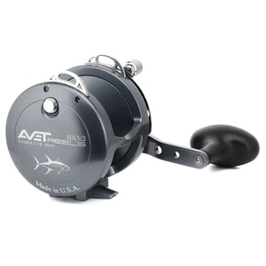 Avet HX 5/2 Two-Speed Fishing Reel - Gunmetal Grey Right Hand