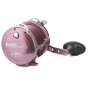 Avet HXJ 5/2 Two Speed Fishing Reel - Pink Right Hand