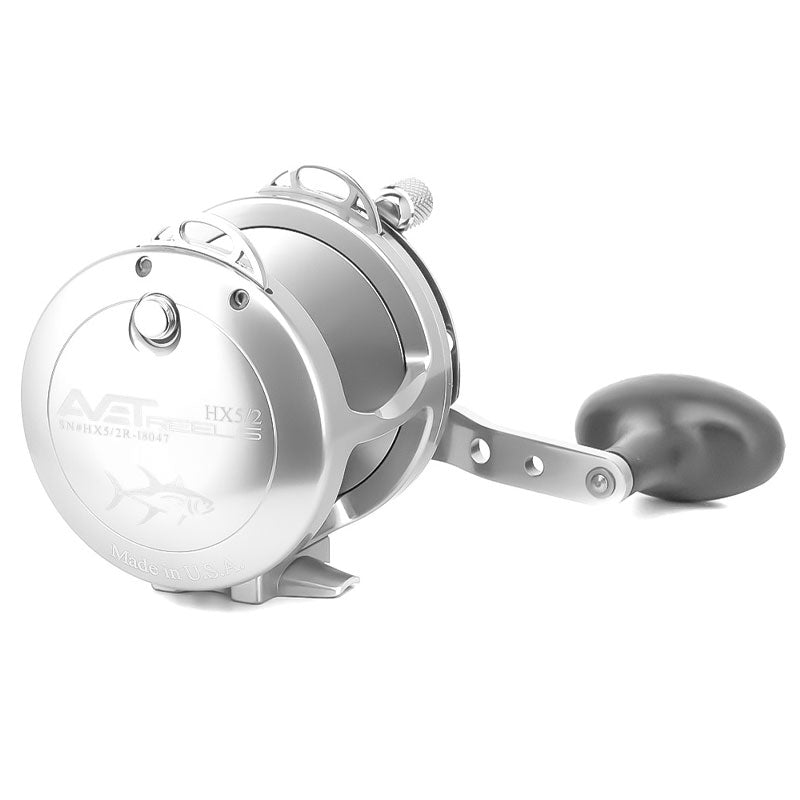 Avet HX 5/2 Two-Speed Fishing Reel - Silver Right Hand