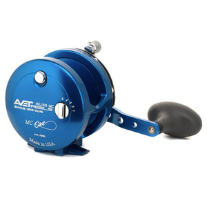 Avet HXJ 5/2 Two Speed Magic Cast Fishing Reel - Blue Right Hand