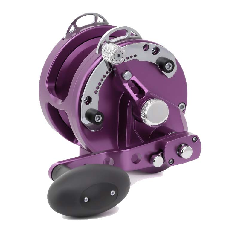 Avet HXJ 5/2 Two Speed Raptor Classic Fishing Reel - Purple Right Hand