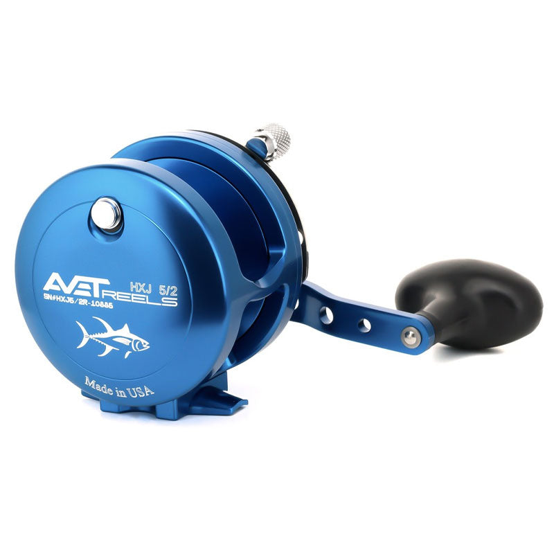 Avet HXJ 5/2 Two Speed Fishing Reel - Blue Right Hand