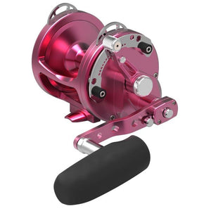 Avet HXW 5/2 Two Speed Raptor Fishing Reel - Pink Right Hand Wind