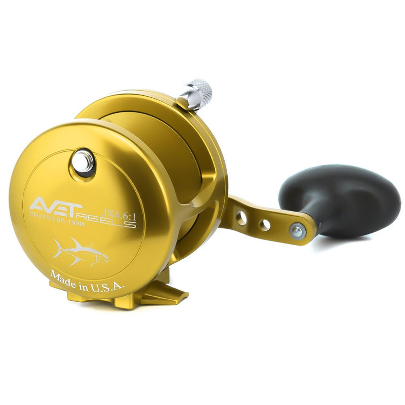 Avet G2 JX 4.6 & 6.0 Fishing Reels - 4.6 Gold Right Hand