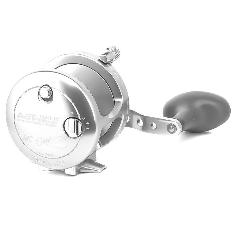Avet G2 JX 6/3 Two Speed Magic Cast Reels - Silver Right Hand