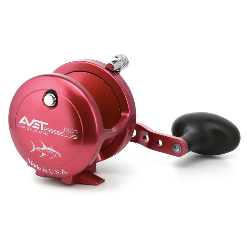 Avet G2 JX 6/3 Two Speed Fishing Reels - Red Right Hand