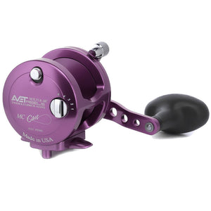 Avet G2 MXJ 5.8 Magic Cast Fishing Reel - No Glide Plate - Purple Right Hand