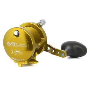 Avet G2 MXJ 5.8 Fishing Reel - No Glide Plate - Gold Right Hand